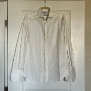Charles Tyrwhitt 15/34 In. Shirt Non Iron Extra Slim Fit French Cuffs